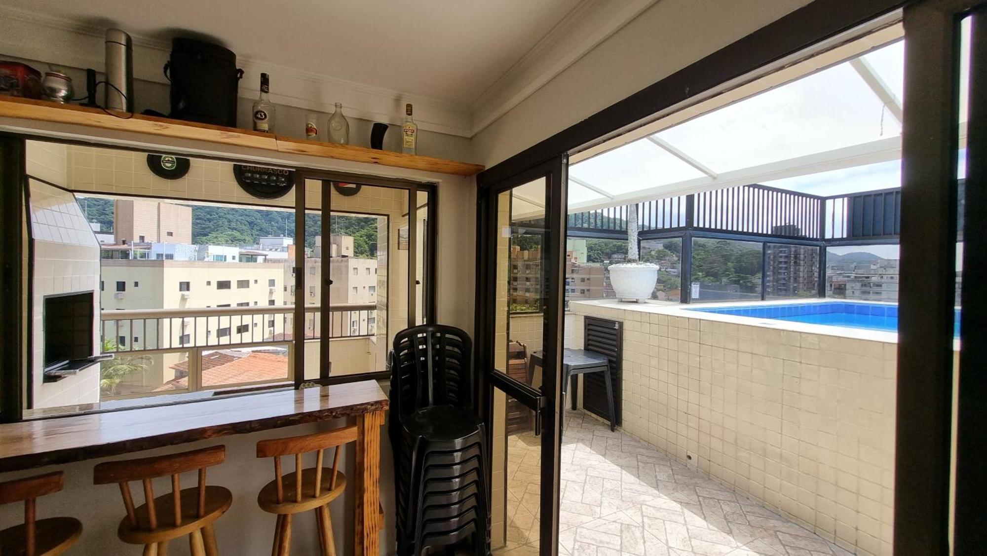 Guaruja Cobertura Com Piscina E Churrasqueira Privativas Apartamento Exterior foto